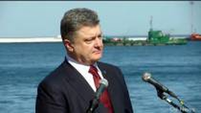 Президент Украины Петр Порошенко в Одессе на провокационный вопрос ответил по-одесски