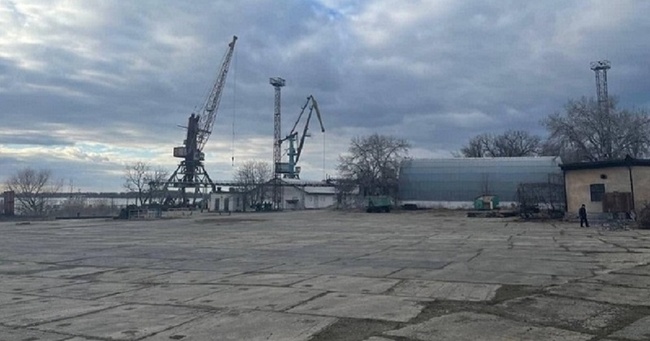 Терріторія порта. Фото: Олександр Славський/Facebook