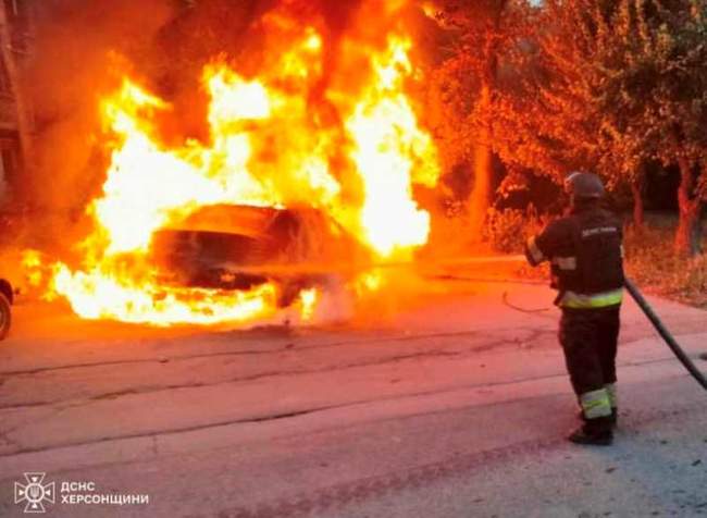 Occupants fire at rescuers in Kherson region