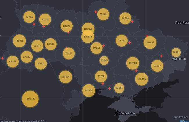 Добова кількість випадків COVID-19 на Одещині четвертий день поспіль перевищує 100