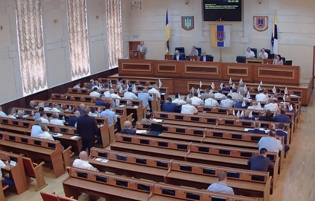 Половина депутатського корпусу Одеської обласної ради бодай раз виступала на сесіях ради