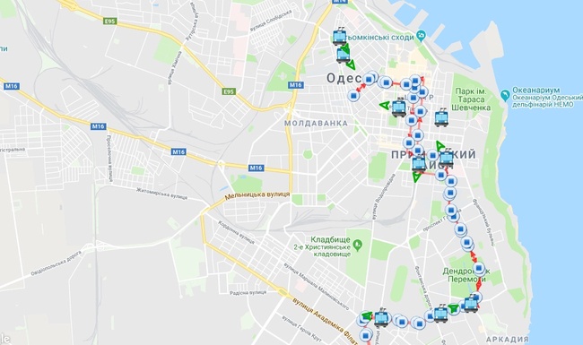 В Одессе перезапустили транспортный сайт