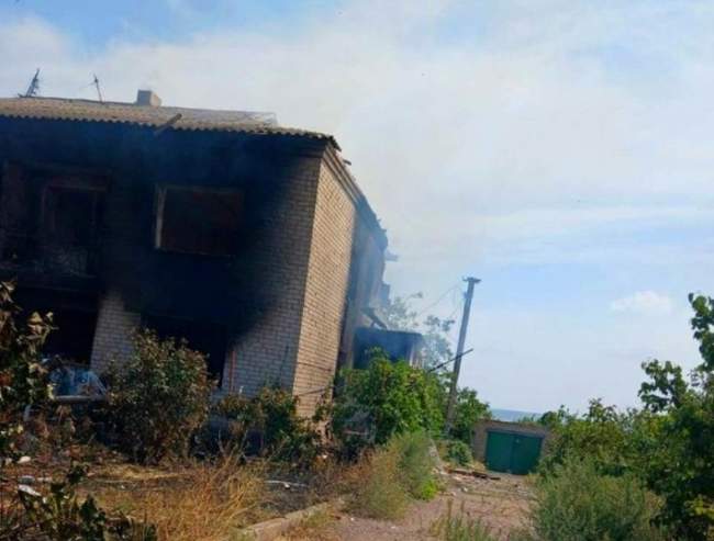 Consequences of the shelling. Photo: Kherson regional police