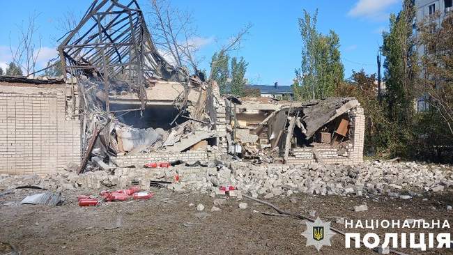 Consequences of the shelling / Photo: Kherson regional police