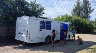 On-site fluoroscopic examinations were conducted in 55 settlements of Kherson region