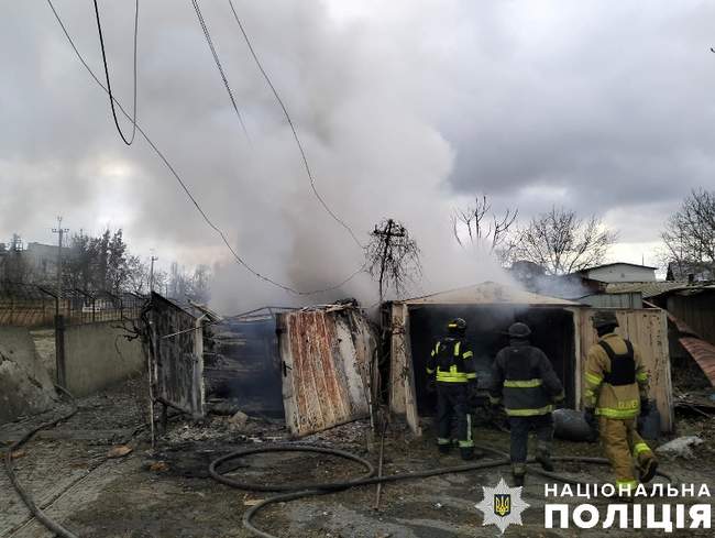 Наслідки обстрілу. Фото: поліція Херсонської області