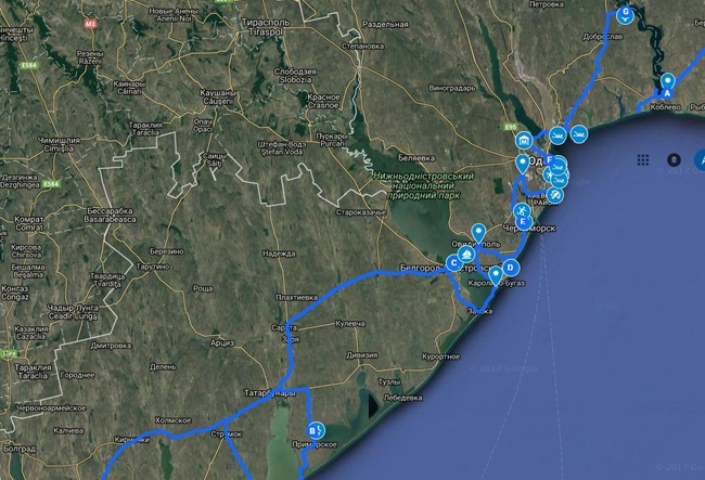 Одесскую область свяжут с соседними регионами почти 300-километровым туристическим маршрутом