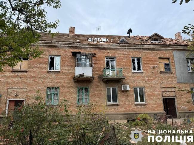 Consequences of the shelling / Photo: Kherson regional police