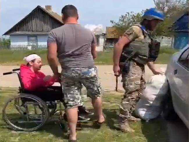 Фото: скріншот відео поліції Херсонської області