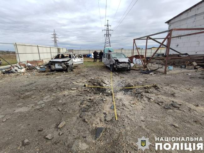 Наслідки обстрілів / Фото: поліція Херсонської області