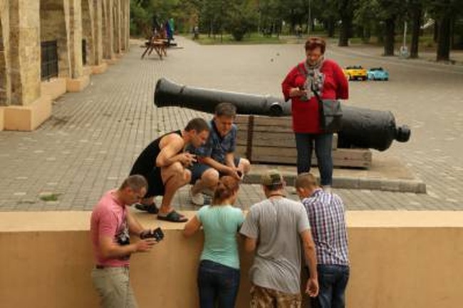 Участники АТО и волонтеры провели квест по украинской Одессе