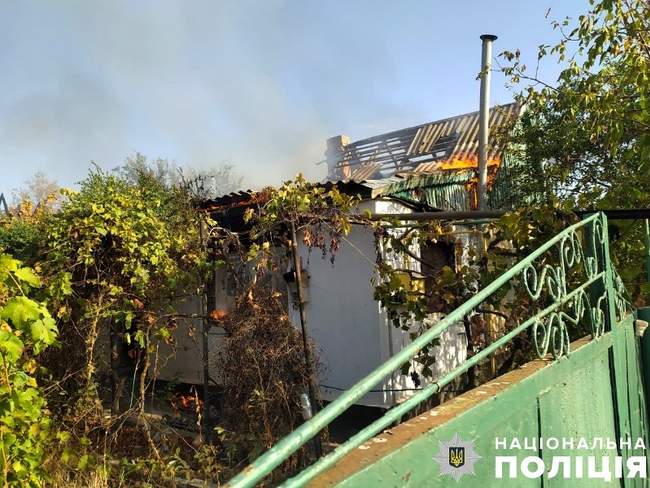 Consequences of the shelling / Photo: Kherson regional police