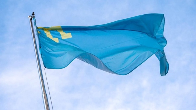 Кримськотатарський прапор. Фото: Львівська ОГА