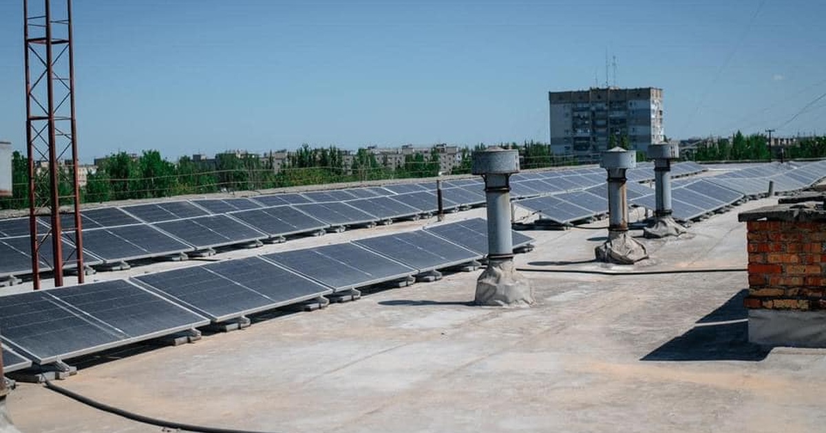 Миколаївську дитячу лікарню облаштували сонячною електростанцією
