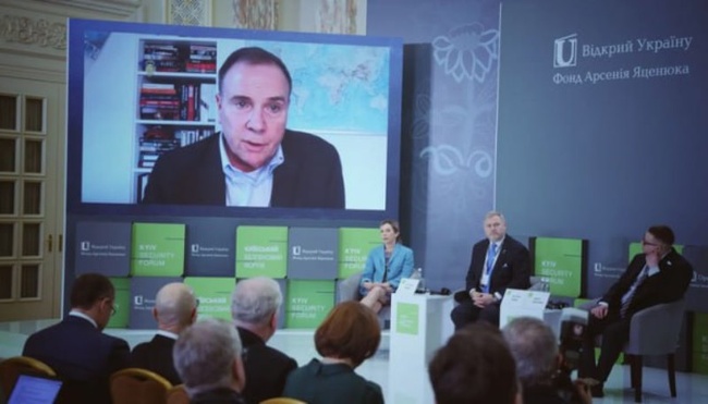 Фото: Скріншот відео XVI Київського безпекового форуму