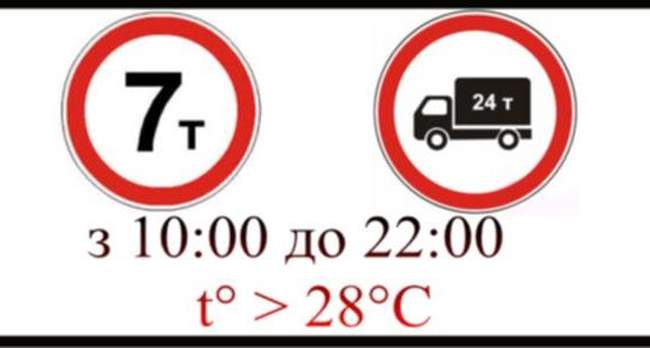 Через неделю на дорогах Одесской области будет ограничено движение большегрузов по дорогам