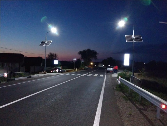 На трассе Одесса-Рени пешеходные переходы подсветят с помощью солнечных панелей