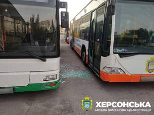 Trolleybuses in Kherson temporarily out of service due to shelling