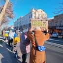 № 6 галерея Фронт наближається: в Одесі протестуючи проти недоречних закупівель стояли вздовж вулиці