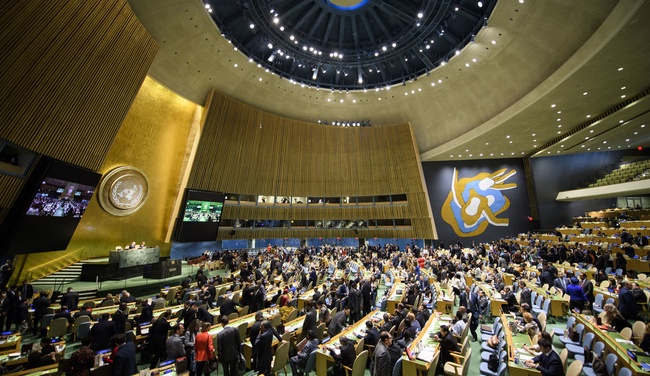 Проєкт резолюції Генасамблеї ООН по гуманітарним наслідкам агресії проти України