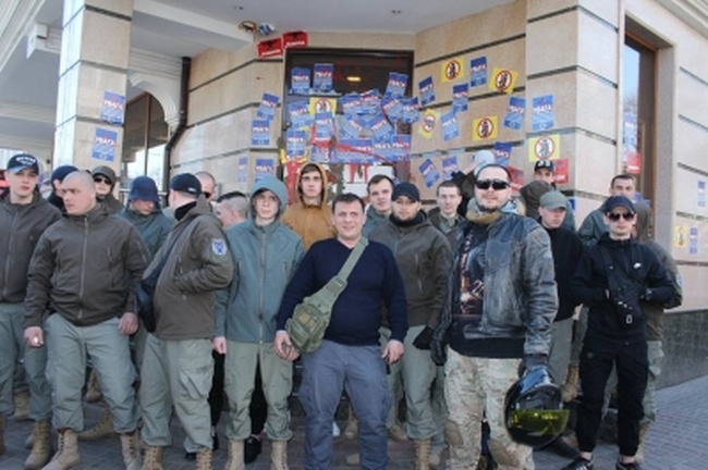 Полиция назвала блокаду отделений российских банков в Одессе хулиганством