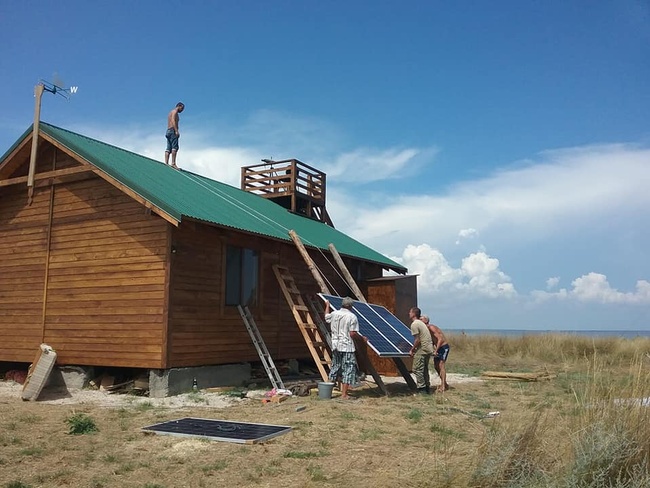 Нацпарк "Тузловские лиманы" установил солнечные панели на своей территории