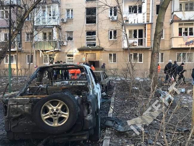 Один з постраждалих будинків. Фото: Одеська обласна організація "Комітету виборців України"