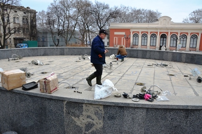 К Юморине в центре Одессы запустят пять фонтанов