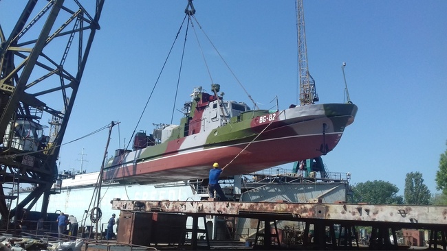 В Измаиле закончили ремонт корабля морской охраны «Лубны»