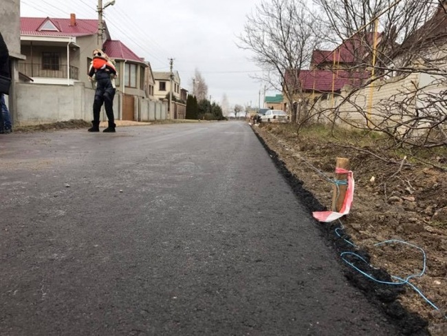 В селе под Одессой закончили ремонт дороги, стоивший больше миллиона гривень