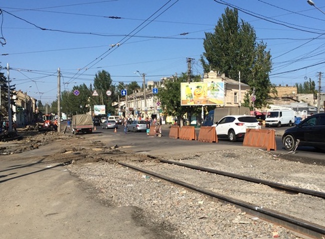 В Одесском муниципалитете отчитались о ремонте трамвайных путей в районе Пересыпи