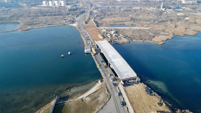 Мост через Сухой лиман планируют закончить к весне 2021 года