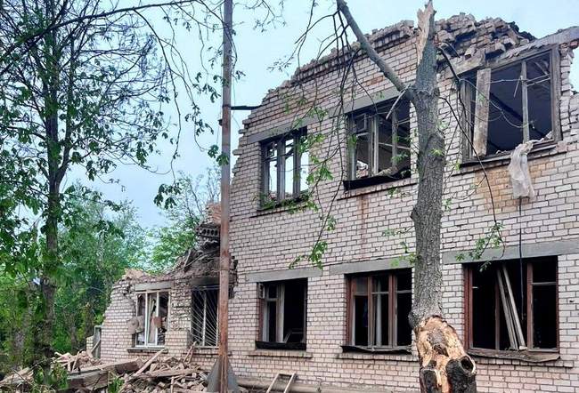 Наслідки обстрілу. Фото: поліція Херсонської області