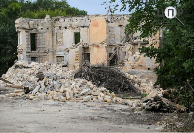 Зруйнуваний особняк Гавсевича. Фото: ЦПР