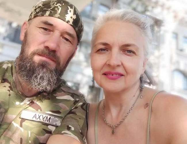 Mykhailo Mukha and his wife. Photo: Boris Vladimirsky/Facebook