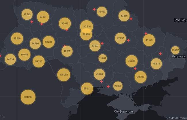 Більше 2500 нових випадків COVID-19 підтверджено на Одещині за тиждень