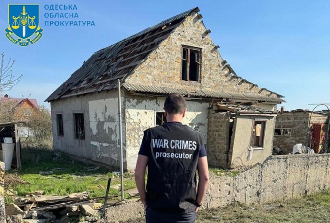 Пошкоджений будинок Фото: Одеська обласна прокуратура