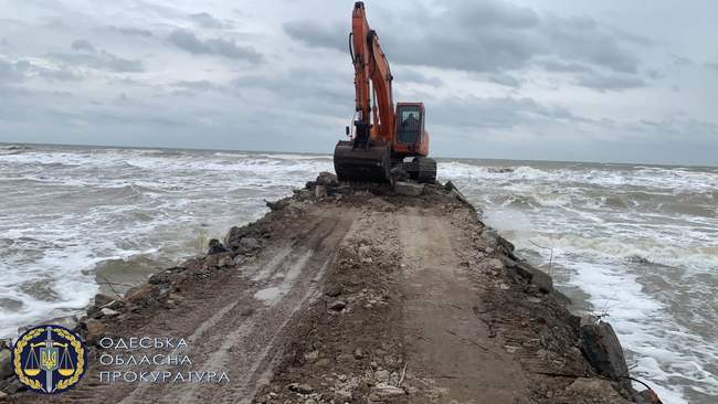 Мешканець Білгород-Дністровського почав будувати причал в нацпарку без дозволів