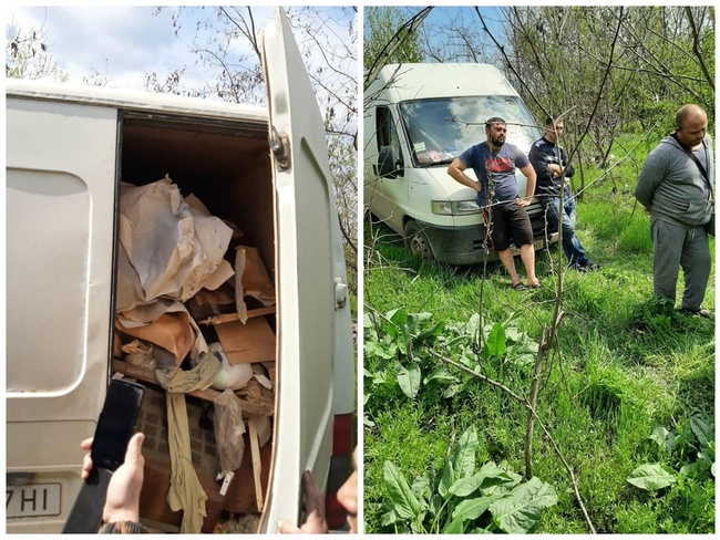 Сельский активист и депутаты заставили одесситов забрать обратно привезенный ими мусор