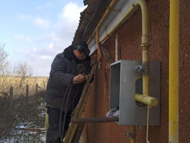 В Олександрівці на Херсонщині відновили газопостачання