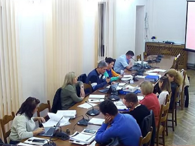 Засідання комісії. Фото: Одеська мерія/скриншот з трансляції