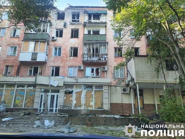 Consequences of the shelling / Photo: Kherson regional police