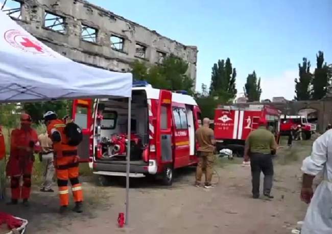 Одеське добровільне формування цивільного захисту вчилося ліквідувати наслідки ракетних ударів