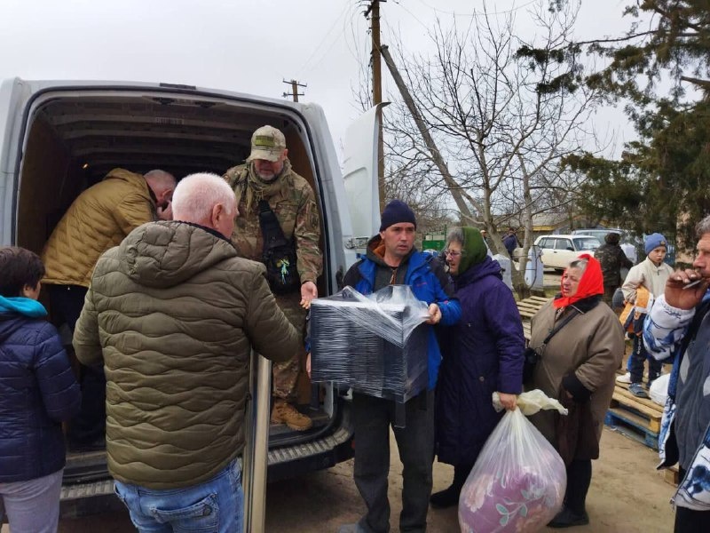 Мешканці Станіславської громади на Херсонщині отримали допомогу