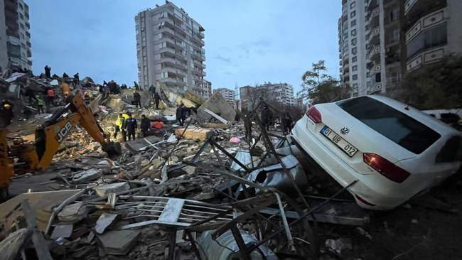 Землетрус в Туреччині 2023 року. Фото: Anadolu Agency