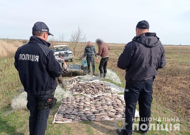 На Одещині затримали браконьєрів, які виловили риби на суму понад три мільйони