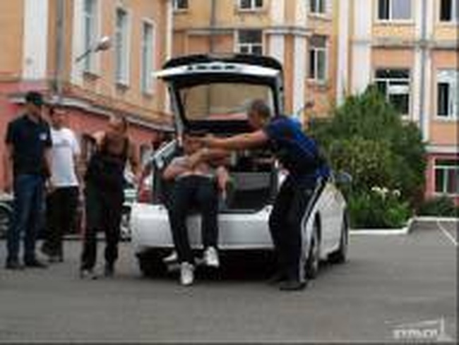 Саакашвили побывал в багажнике полицейской машины