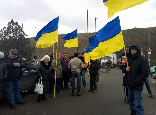 У Роздільній знову дорожній пікет