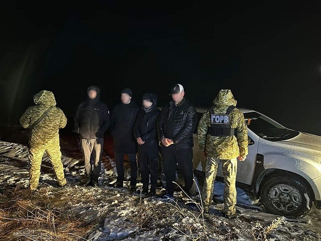 Прикордонники затримали на Одещині четвірку порушників кордону