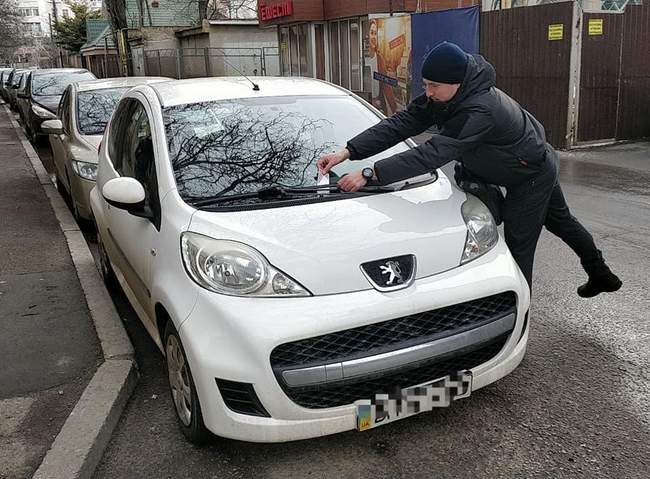 За перший тиждень лютого в Одесі виписали штрафів за неправильну парковку на понад мільйон